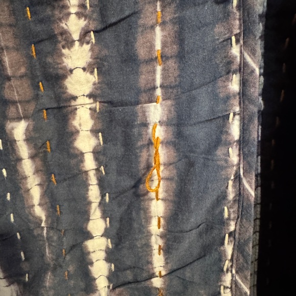 J. Jill Navy and Cream Textured Blazer - Picture 3 of 4